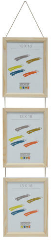 17 Stories Coeburn Multiprint Picture Frame 17 Stories Colour: Grey, Size: 77cm H x 15.6cm W x 2cm D  - Size: 50cm H x 50cm W x 1.25cm D