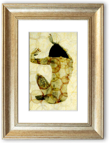 East Urban Home 'Tribal Tattoo Woman' - Picture Frame Graphic Art Print on Paper East Urban Home Size: 93cm H x 70cm W x 1cm D, Frame Option: Silver  - Size: 126cm H x 93cm W x 1cm D East Urban Home 'Tribal Tattoo Woman' - Picture Frame Graphic Art Print on Paper East Urban Home Size: 93cm H x 70cm W x 1cm D, Frame Option: Silver  - Size: 126cm H x 93cm W x 1cm D