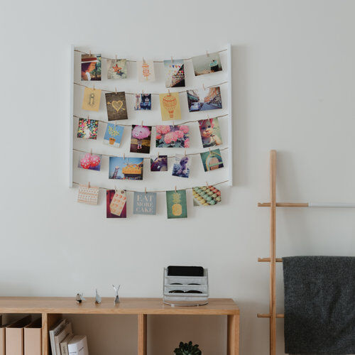 Umbra Hangit Wall Décor Umbra Colour: White  - Size: Umbra Hangit Wall Décor Umbra Colour: White  - Size: