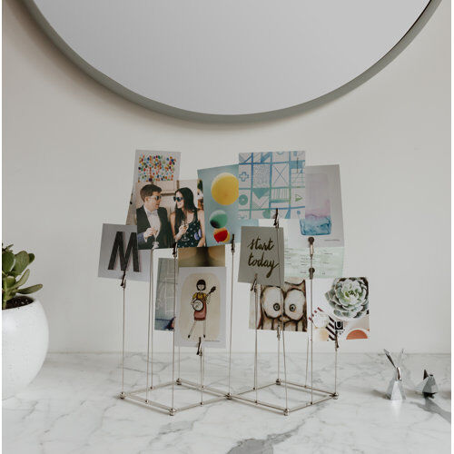 Umbra Crowd Picture Frame Umbra Colour: Nickel 36cm H X 5cm W X 25cm D Umbra Crowd Picture Frame Umbra Colour: Nickel 36cm H X 5cm W X 25cm D