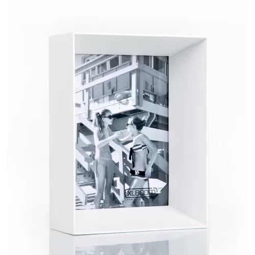 XLBoom Prado Picture Frame XLBoom Colour: White, Size: 21cm H x 16cm W x 7cm D  - Size: 11" x  14"