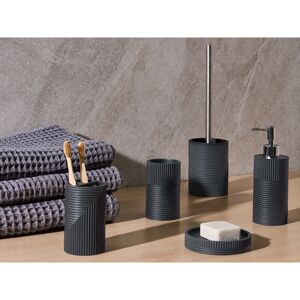 Brayden Studio 5-Piece Bathroom Accessories Set SEPAHUA Black 37cm H X 10cm W X 10cm D Brayden Studio 5-Piece Bathroom Accessories Set SEPAHUA Black 37cm H X 10cm W X 10cm D