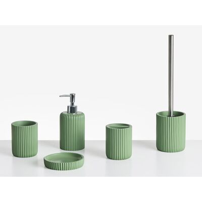 Brayden Studio Bathroom Accessory Set Green 37cm H X 10cm W X 10cm D Brayden Studio Bathroom Accessory Set Green 37cm H X 10cm W X 10cm D