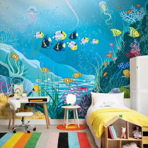 Harriet Bee Under The Sea Adventure - Wall Mural Blue 280cm L x 350cm W