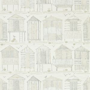 Sanderson Beach Huts 10.05m x 68.6cm Matte Wallpaper Roll Neutral 1,005cm L X 68.6cm W Sanderson Beach Huts 10.05m x 68.6cm Matte Wallpaper Roll Neutral 1,005cm L X 68.6cm W