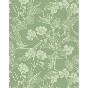 Rosalind Wheeler Maceus 7m x 75cm Wallpaper Roll Green 700cm L X 75cm W Rosalind Wheeler Maceus 7m x 75cm Wallpaper Roll Green 700cm L X 75cm W