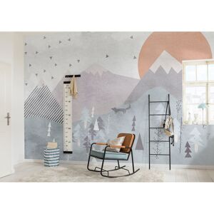 Komar Wild and Free Panel Matte Non-pasted Mural Grey/Pink/White 400cm W x 250cm L Komar Wild and Free Panel Matte Non-pasted Mural Grey/Pink/White 400cm W x 250cm L