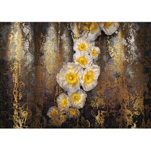Etta Avenue Mira 3.68m L x 254cm W Floral and Botanical Tile/Panel Wall Mural Yellow/White 368cm L X 254cm W Etta Avenue Mira 3.68m L x 254cm W Floral and Botanical Tile/Panel Wall Mural Yellow/White 368cm L X 254cm W