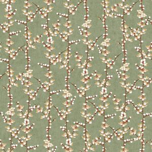 Brambly Cottage Laughlin Sakura Row Floral Tree Stem 10.05M X 53Cm Matte Wallpaper Roll Green/White 10.05cm L X 53cm W Brambly Cottage Laughlin Sakura Row Floral Tree Stem 10.05M X 53Cm Matte Wallpaper Roll Green/White 10.05cm L X 53cm W
