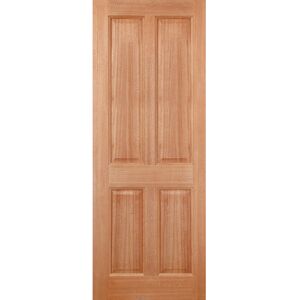 LPD Doors Colonial 4P Hardwood External Door 198.1 cm H x 83.8 cm W x 4.4 cm D LPD Doors Colonial 4P Hardwood External Door 198.1 cm H x 83.8 cm W x 4.4 cm D