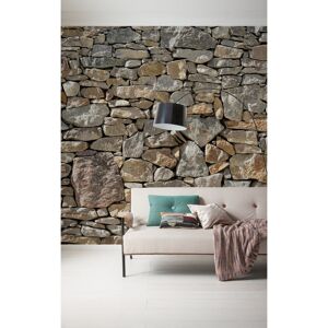 KOMAR German Bunt Stone Wall Wallpaper 400x260cm - wallpaper KOMAR German Bunt Stone Wall Wallpaper 400x260cm - wallpaper