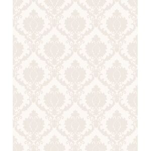 Lily Manor Elgin Italian Damask Design Embossed Satin 10m x 53cm Wallpaper Roll Off-White Lily Manor Elgin Italian Damask Design Embossed Satin 10m x 53cm Wallpaper Roll Off-White