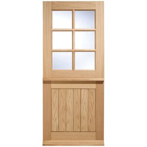 LPD Doors Cottage Stable 6L Glazed Oak External Door 2032mm H x 813mm W x 44mm D LPD Doors Cottage Stable 6L Glazed Oak External Door 2032mm H x 813mm W x 44mm D