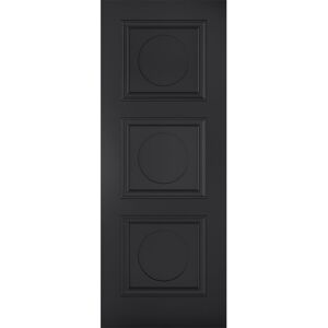 LPD Doors Antwerp Primed Black Internal Door Black 1981mm H x 762mm W x 44mm D LPD Doors Antwerp Primed Black Internal Door Black 1981mm H x 762mm W x 44mm D
