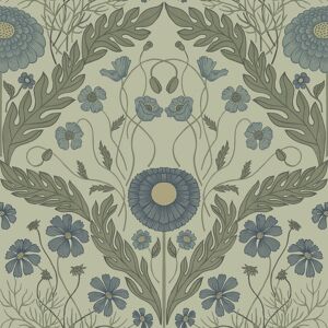 Brambly Cottage Asbury 10.05m x 53cm Matte Wallpaper Roll Blue 30,632.4cm L Brambly Cottage Asbury 10.05m x 53cm Matte Wallpaper Roll Blue 30,632.4cm L