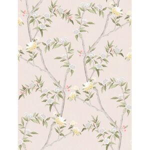 Brambly Cottage Laughlin Chinoiserie Floral Vine 10.05M X 53Cm Matte Wallpaper Roll Pink 10.05cm L X 53cm W Brambly Cottage Laughlin Chinoiserie Floral Vine 10.05M X 53Cm Matte Wallpaper Roll Pink 10.05cm L X 53cm W