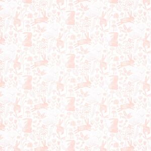 Harlequin Into The Meadow Wallpaper - Bunny Scene, Powder Pink - Wallpaper Harlequin Into The Meadow Wallpaper - Bunny Scene, Powder Pink - Wallpaper