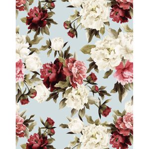 Rosalind Wheeler Lecanto 7m x 75cm Matte Painted Floral Wallpaper Roll Blue Rosalind Wheeler Lecanto 7m x 75cm Matte Painted Floral Wallpaper Roll Blue