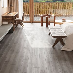 Brayden Studio 15.2x91.5 cm 36Pcs Self Adhesive PVC Flooring White 15.2cm W X 91.5cm L Brayden Studio 15.2x91.5 cm 36Pcs Self Adhesive PVC Flooring White 15.2cm W X 91.5cm L