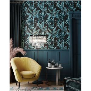 17 Stories Bold Tropical Wallpaper Blue 700cm L X 75cm W 17 Stories Bold Tropical Wallpaper Blue 700cm L X 75cm W