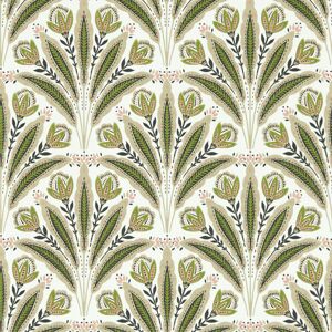 Clarke & Clarke Secret Garden Attingham 10.05m x 52cm Matte Wallpaper Roll Sage/Blush 1,005cm L X 52cm W Clarke & Clarke Secret Garden Attingham 10.05m x 52cm Matte Wallpaper Roll Sage/Blush 1,005cm L X 52cm W