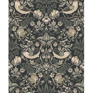 Ophelia & Co. Mamadou Fragaria Garden 10.05 m x 53 cm Wallpaper Roll Black/Cream/Taupe 306.32cm L X 134.62cm W Ophelia & Co. Mamadou Fragaria Garden 10.05 m x 53 cm Wallpaper Roll Black/Cream/Taupe 306.32cm L X 134.62cm W
