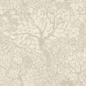 Ophelia & Co. Hjarterum Olle Forest Leaf Motif 10.05m x 53cm Matte Wallpaper Roll Taupe/White 10.05cm L X 53cm W Ophelia & Co. Hjarterum Olle Forest Leaf Motif 10.05m x 53cm Matte Wallpaper Roll Taupe/White 10.05cm L X 53cm W