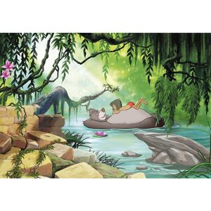 Disney Jungle Book Swimming With Baloo Wall Mural Green;Grey;Blue 254cm L X 368cm W Disney Jungle Book Swimming With Baloo Wall Mural Green;Grey;Blue 254cm L X 368cm W