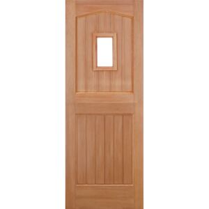 LPD Doors Stable Unglazed Hardwood External Door brown/red 762.0 W cm