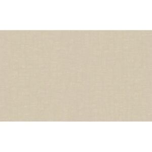 House of Hampton Diez Linen Effect 10.05m x 53cm Textured Matte Wallpaper Roll white/brown 1005.0 H x 53.0 W cm