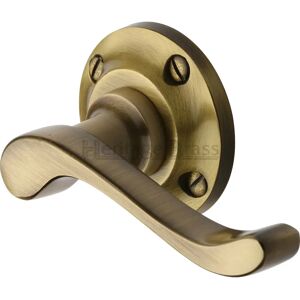 Heritage Brass Bedford Door Handle yellow 5.7 H x 10.0 W cm