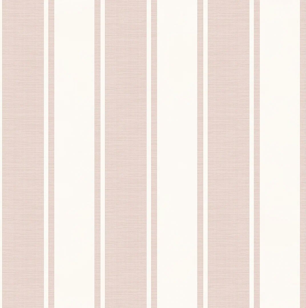 Photos - Wallpaper Lily Manor Elgin Classic Stripe Design Embossed Satin 10m x 53cm 