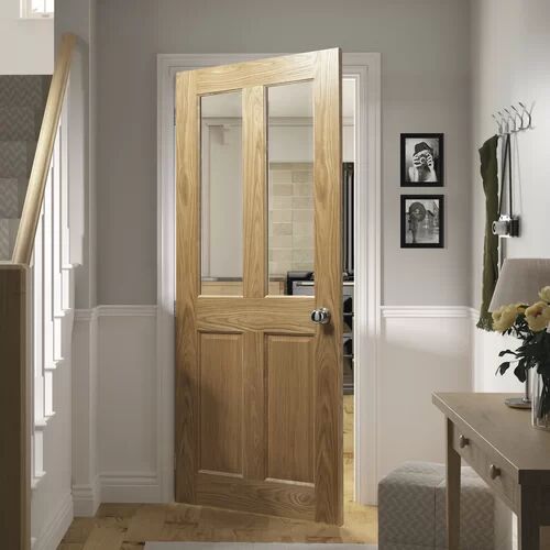 Deanta Bury Internal Door Prefinished Deanta Door Size: 198.1cm H x 83.8cm W x 3.5cm D  - Size: 198.1cm H x 61cm W x 3.5cm D