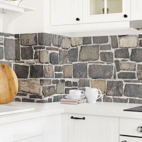 Ebern Designs 100cm x 100cm PVC Peel & Stick Panel Ebern Designs Size: 90cm x 300cm, Material: Smart  - Size: 90cm x 100cm Ebern Designs 100cm x 100cm PVC Peel & Stick Panel Ebern Designs Size: 90cm x 300cm, Material: Smart  - Size: 90cm x 100cm