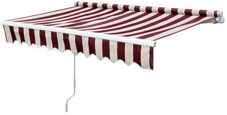 Dakota Fields Windover 4m W x 3m D Retractable Patio Awning Dakota Fields Colour: Red 90cm H x 90cm W Dakota Fields Windover 4m W x 3m D Retractable Patio Awning Dakota Fields Colour: Red 90cm H x 90cm W