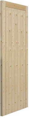 JB Kind Doors Unfinished Pine Slab External Door JB Kind Doors  - Size: 198.1cm H x 76.2cm W x 3.5cm D JB Kind Doors Unfinished Pine Slab External Door JB Kind Doors  - Size: 198.1cm H x 76.2cm W x 3.5cm D