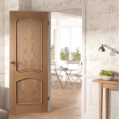 XL Joinery Louis Internal Door Unfinished XL Joinery  - Size: 198cm H X 68cm W X 3cm D XL Joinery Louis Internal Door Unfinished XL Joinery  - Size: 198cm H X 68cm W X 3cm D