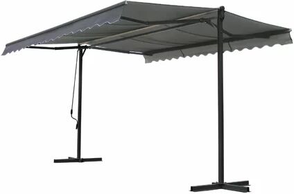 Dakota Fields Goodson 2.4m W x 3m D Patio Awning Dakota Fields  - Size: 73cm H X 150cm W X 90cm D