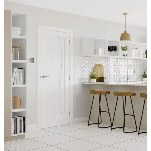 XL Joinery Florence Internal Door Primed XL Joinery  - Size: 1981mm H x 686mm W x 35mm D
