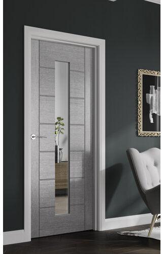 XL Joinery Palermo Internal Door Prefinished XL Joinery  - Size: 1981mm H x 838mm W x 44mm D XL Joinery Palermo Internal Door Prefinished XL Joinery  - Size: 1981mm H x 838mm W x 44mm D