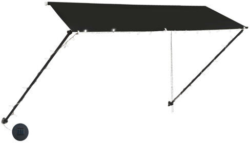 Dakota Fields Madteos 3m W x 1.5m D Retractable Patio Awning Dakota Fields Colour: Anthracite  - Size: 34cm H X 20cm W X 20cm D Dakota Fields Madteos 3m W x 1.5m D Retractable Patio Awning Dakota Fields Colour: Anthracite  - Size: 34cm H X 20cm W X 20cm D