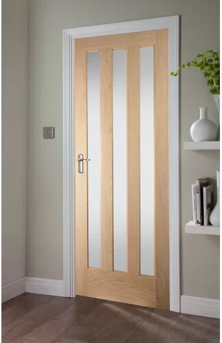 Jeld Wen Aston Internal Door Unfinished Jeld Wen Door Size: 198.1cm H x 68.6cm W x 3.5cm D, Glazing Type: Opaque  - Size: 198.1cm H x 68.6cm W x 3.5cm D Jeld Wen Aston Internal Door Unfinished Jeld Wen Door Size: 198.1cm H x 68.6cm W x 3.5cm D, Glazing Type: Opaque  - Size: 198.1cm H x 68.6cm W x 3.5cm D