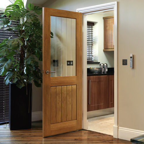JB Kind Doors Thames Half Light Internal Door JB Kind Doors  - Size: 204cm H x 62.6cm W x 4cm D JB Kind Doors Thames Half Light Internal Door JB Kind Doors  - Size: 204cm H x 62.6cm W x 4cm D