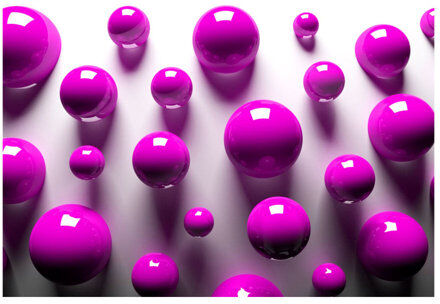 East Urban Home Balls Semi Gloss Paste the Wall Mural East Urban Home Colour: Purple, Size: 210cm H x 300cm W x 0.02cm D  - Size: 22cm H x 25cm W x 25cm D East Urban Home Balls Semi Gloss Paste the Wall Mural East Urban Home Colour: Purple, Size: 210cm H x 300cm W x 0.02cm D  - Size: 22cm H x 25cm W x 25cm D