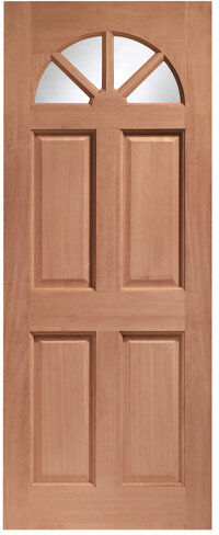 XL Joinery Carolina Unfinished Wood Front Doors XL Joinery Door Size: 2032mm H x 813mm W x 44mm D  - Size: 2032mm H x 813mm W x 44mm D XL Joinery Carolina Unfinished Wood Front Doors XL Joinery Door Size: 2032mm H x 813mm W x 44mm D  - Size: 2032mm H x 813mm W x 44mm D