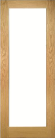 Deanta Walden Glazed Internal Door Unfinished Deanta  - Size: 198cm H X 83cm W X 3cm D