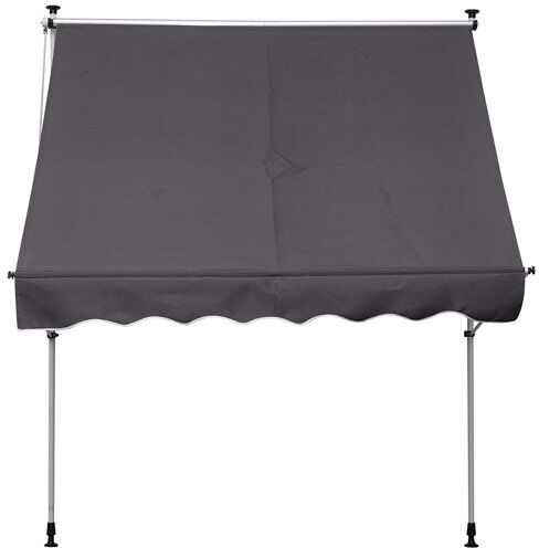 Dakota Fields Sonakshi 1.5m W x 2m D Retractable Patio Awning Dakota Fields Colour: Grey Dakota Fields Sonakshi 1.5m W x 2m D Retractable Patio Awning Dakota Fields Colour: Grey