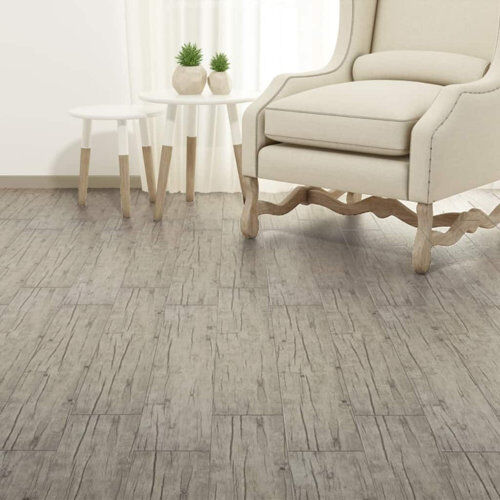 Symple Stuff 2mm Oak Laminate Flooring Symple Stuff Colour: Oak Washed  - Size: 35cm H X 50cm W X 50cm D Symple Stuff 2mm Oak Laminate Flooring Symple Stuff Colour: Oak Washed  - Size: 35cm H X 50cm W X 50cm D