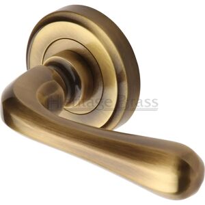 Heritage Brass Diamond Latch Door Handle yellow 5.3 H x 5.3 W cm