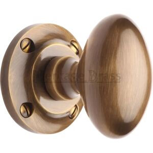 Heritage Brass Suffolk Passage (Hall & Closet) Door Knob yellow 5.7 H x 5.7 W cm